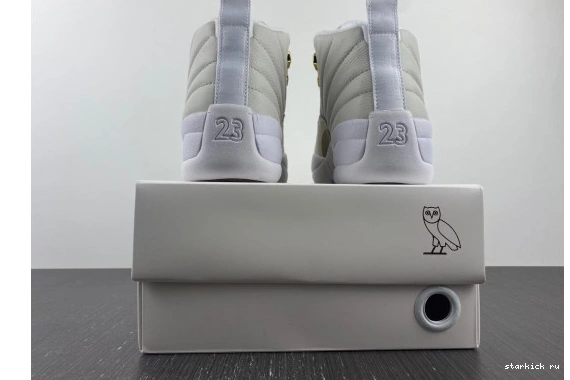 873864-102 OVO 12 873864-102 Retro Jordan White 0419